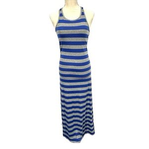 Striped Racerback maxi dress size small